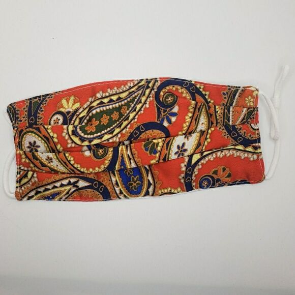 Silk Paisley face mask - Picture 4 of 4